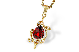 A320-88837: NECKLACE 1.34 GARNET 1.39 TGW (8X6MM GAR)