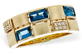 A320-88882: LDS RG .94 LONDON BLUE TOPAZ 1.00 TGW