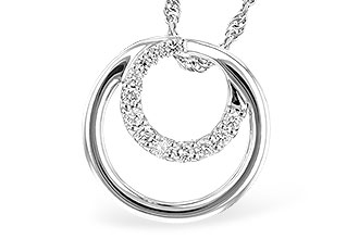 B319-07055: NECKLACE .15 TW