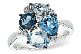 C235-37909: LDS RG 2.57 BLUE TOPAZ 2.65 TGW