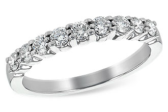 C235-41591: LDS WED RG .50 TW (9 STONES)