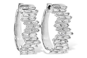 E236-32527: EARR .70 TW BAGUETTE DIAS