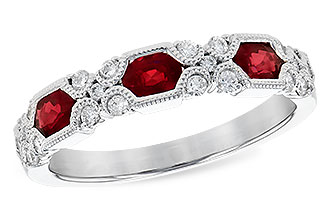 F319-04282: LDS WED RG .74 RUBY 1.00 TGW (4x3MM RUBY)