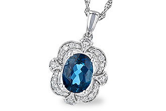 F319-07027: NECK 1.35 LONDON BLUE TOPAZ 1.50 TGW