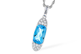 F319-91573: NECK 2.02 BLUE TOPAZ 2.12 TGW