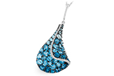 H233-59763: NECK 4.81 BLUE TOPAZ 4.94 TGW