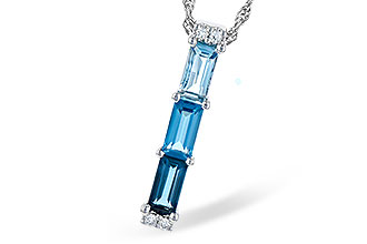 H319-03409: NECK 1.26 BLUE TOPAZ 1.30 TGW