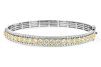 L235-39754: BANGLE 4.20 YELLOW DIAS 5.63 TW
