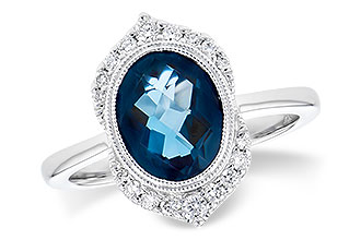 L319-07963: LDS RG 1.86 LONDON BLUE TOPAZ 2.00 TGW