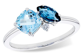 L319-93400: LDS RG 1.49 TW BLUE TOPAZ 1.52 TGW